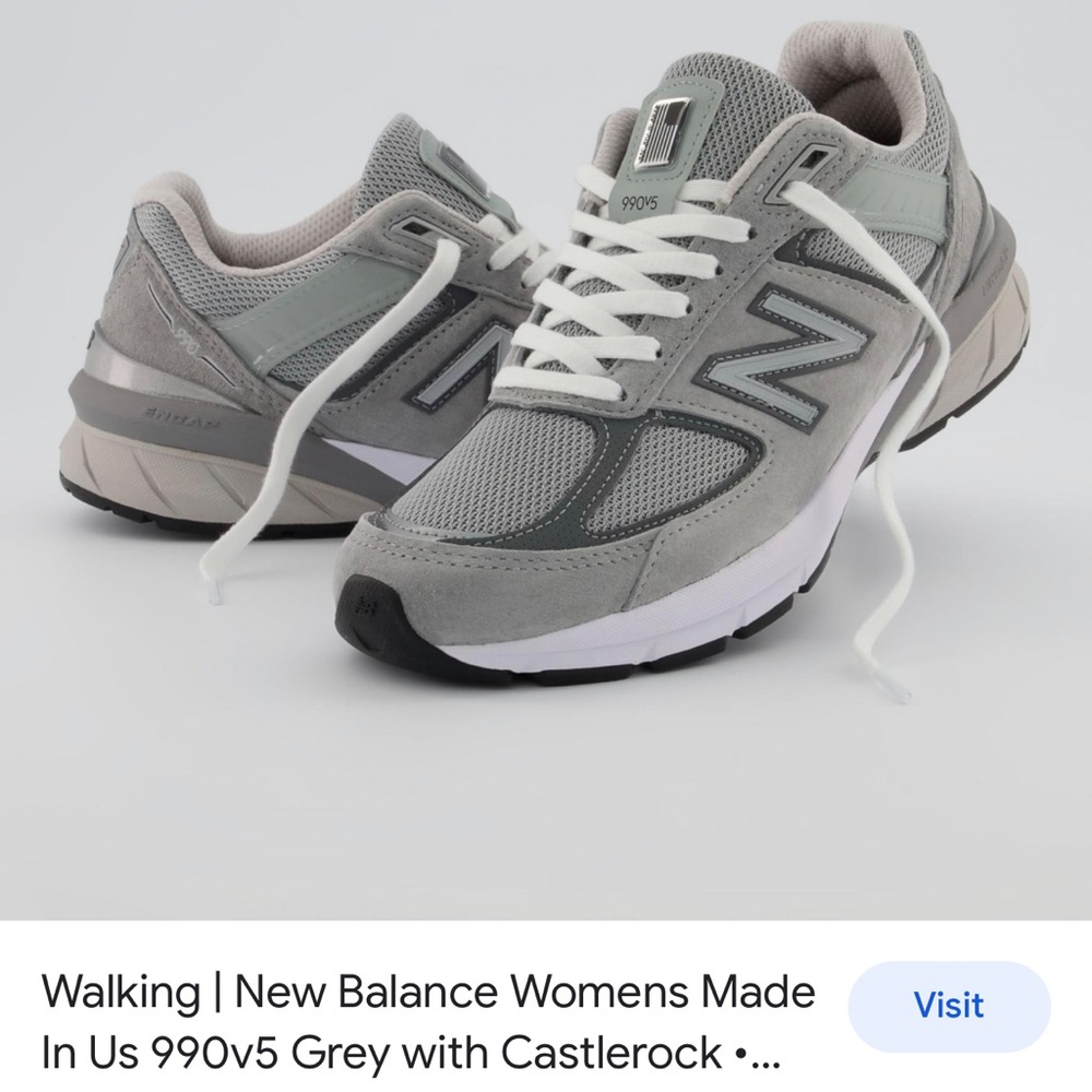 OBO: 990v5 Sneaker in Grey New Balance